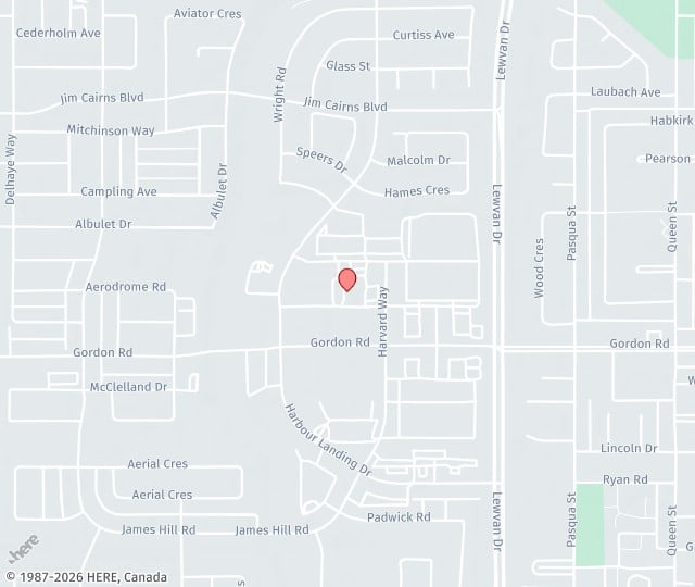 Location Map: 4830 Gordon Road, #135 Regina, Saskatchewan S4W 0B7